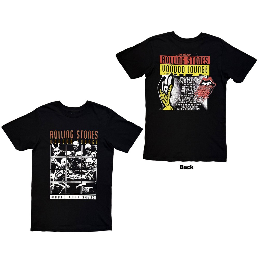 The Rolling Stones - Voodoo Lounge Heren Tshirt - Zwart
